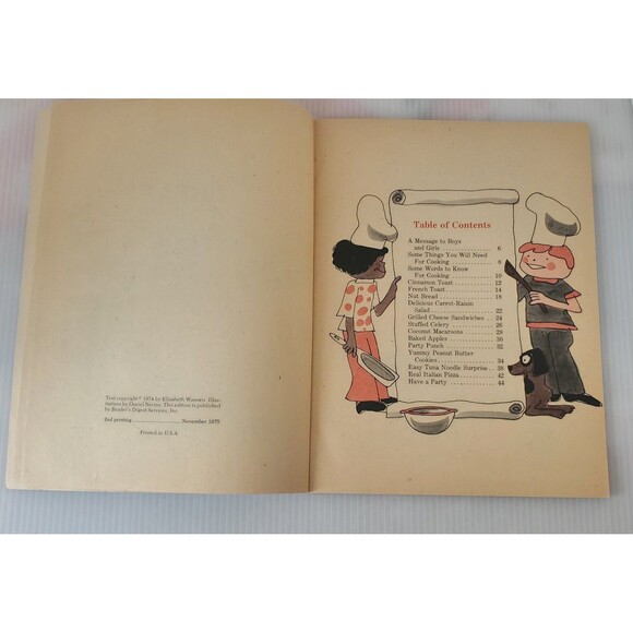 Vintage The Great Treat Cook Book for Boys and Girls Easy to Read 1975 Kids 70s - Picture 3 of 10